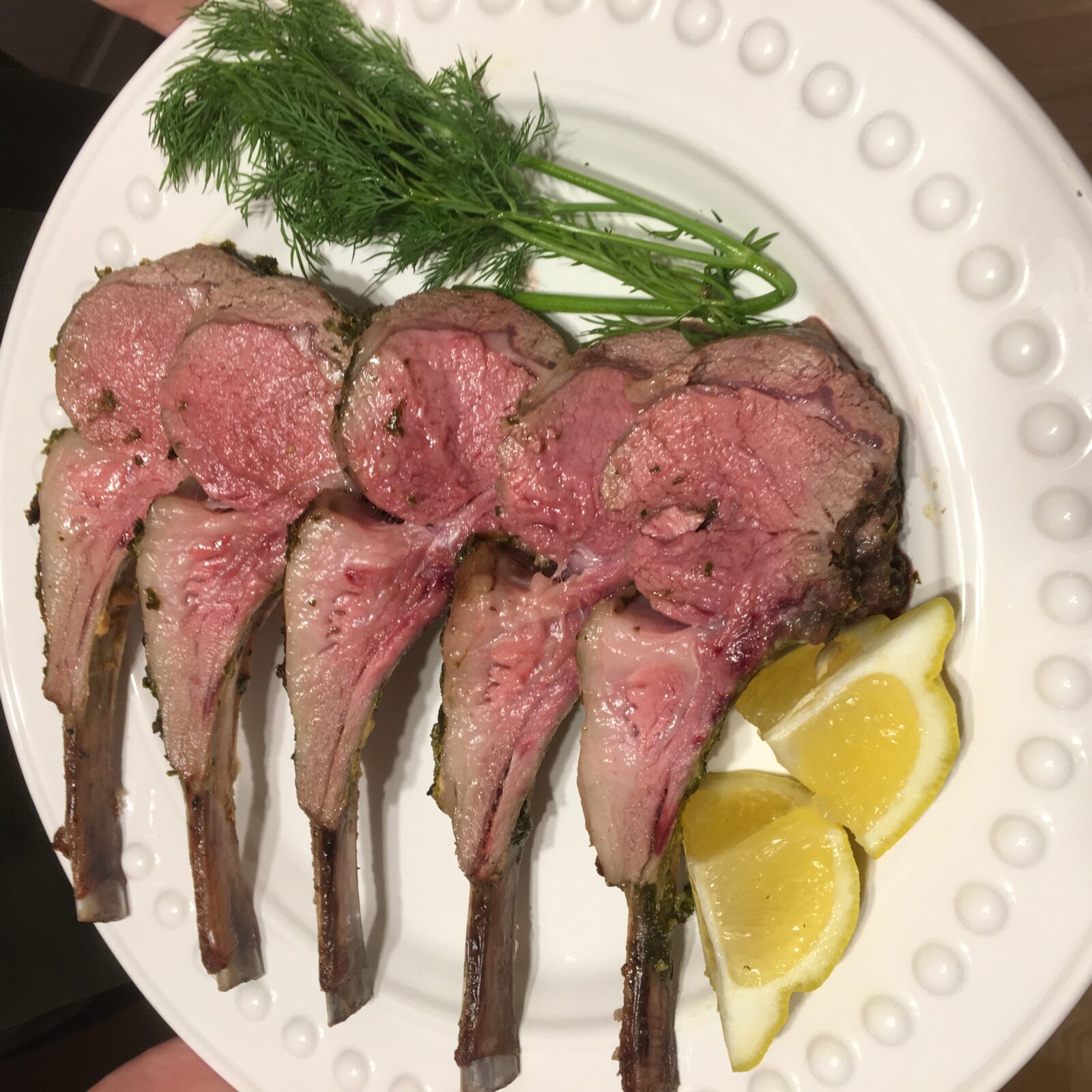 Herby Rack of Lamb Bon Appetit Mom